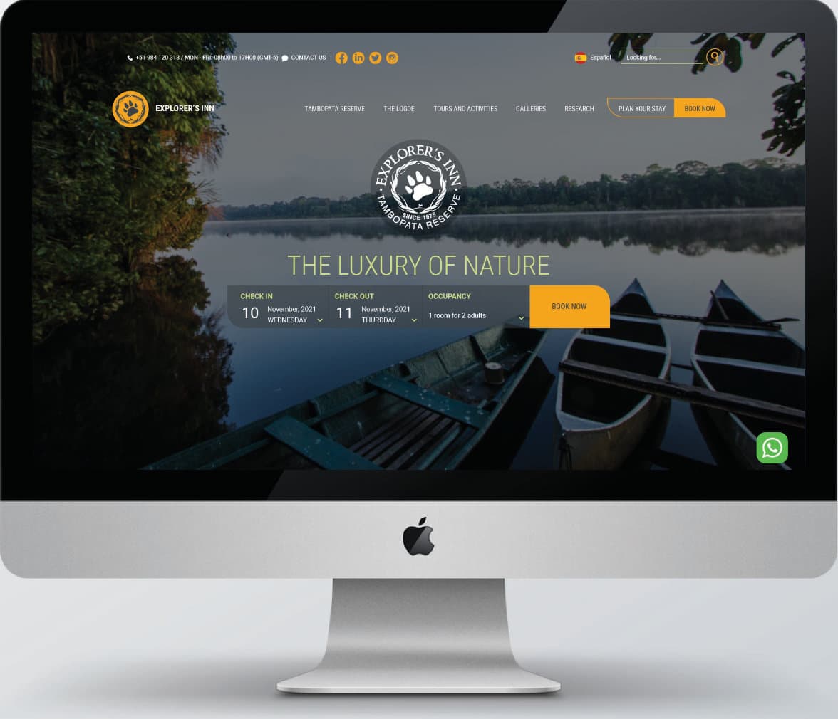 Desktop website